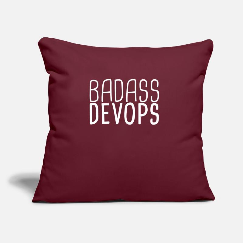 "DevOps Badass | Software Development" Sofa pillowcase 17,3'' x 17,3'' (45 x 45 cm)