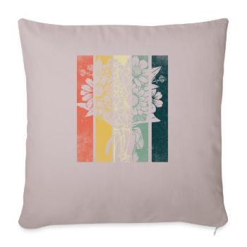 Marguerites Daisy Summer Daisies Flower Garden - Sofa pillowcase 17,3'' x 17,3'' (45 x 45 cm) - light taupe - Front
