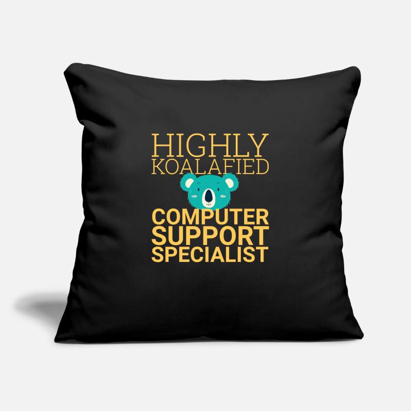Computer Support Specialist Koalafied | IT Support Sofa pillowcase 17,3'' x 17,3'' (45 x 45 cm)