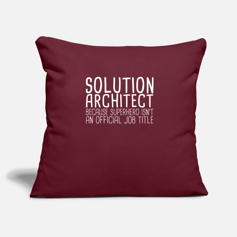 Super-héros de l’architecte de solutions| Solution Architecture Housse de coussin décorative 45 x 45 cm