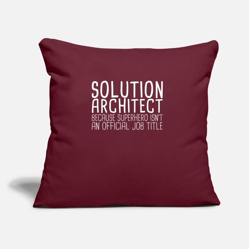 Super-héros de l’architecte de solutions| Solution Architecture Housse de coussin décorative 45 x 45 cm