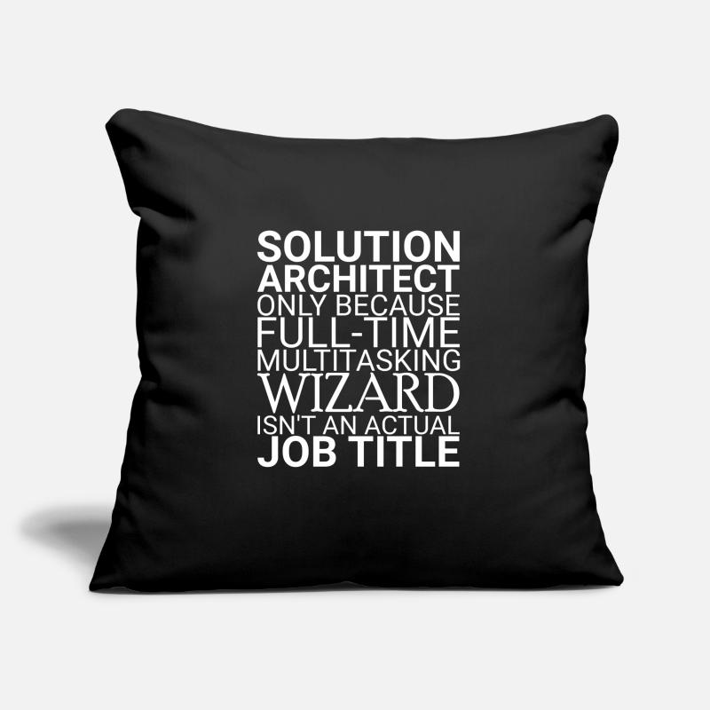 Solution Architect Wizard | Solution Architecture Sofa pillowcase 17,3'' x 17,3'' (45 x 45 cm)