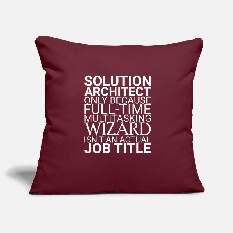 Assistant Architecte de solutions | Solution Architecture Housse de coussin décorative 45 x 45 cm