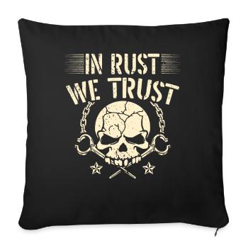 In Rust we rely on Blacksmith Bladesmith - Sofa pillowcase 17,3'' x 17,3'' (45 x 45 cm) - black - Front