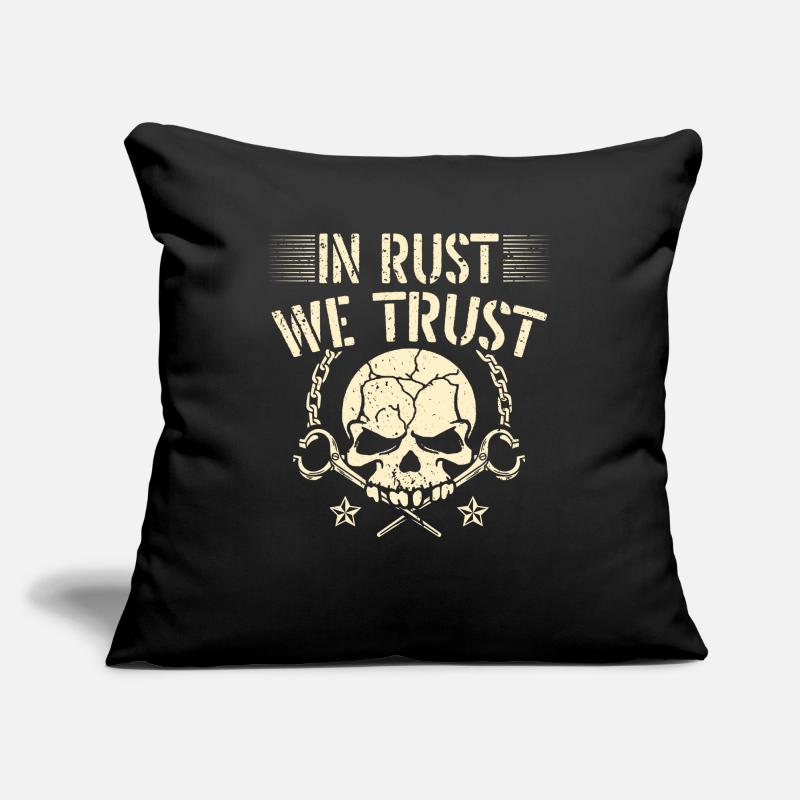 Chez Rust, nous comptons sur Blacksmith Bladesmith Housse de coussin décorative 45 x 45 cm