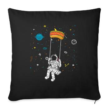 Hot Dog Lover Sausage Fast Food Hot dog food - Sofa pillowcase 17,3'' x 17,3'' (45 x 45 cm) - black - Front
