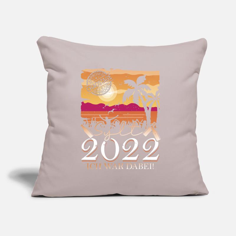 Sylt 202 ich war dabei Bier Sofakissenbezug 45 x 45 cm