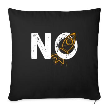 Antiwar No To War Choose World Peace Symbol - Sofakissenbezug 45 x 45 cm - Schwarz - Vorne