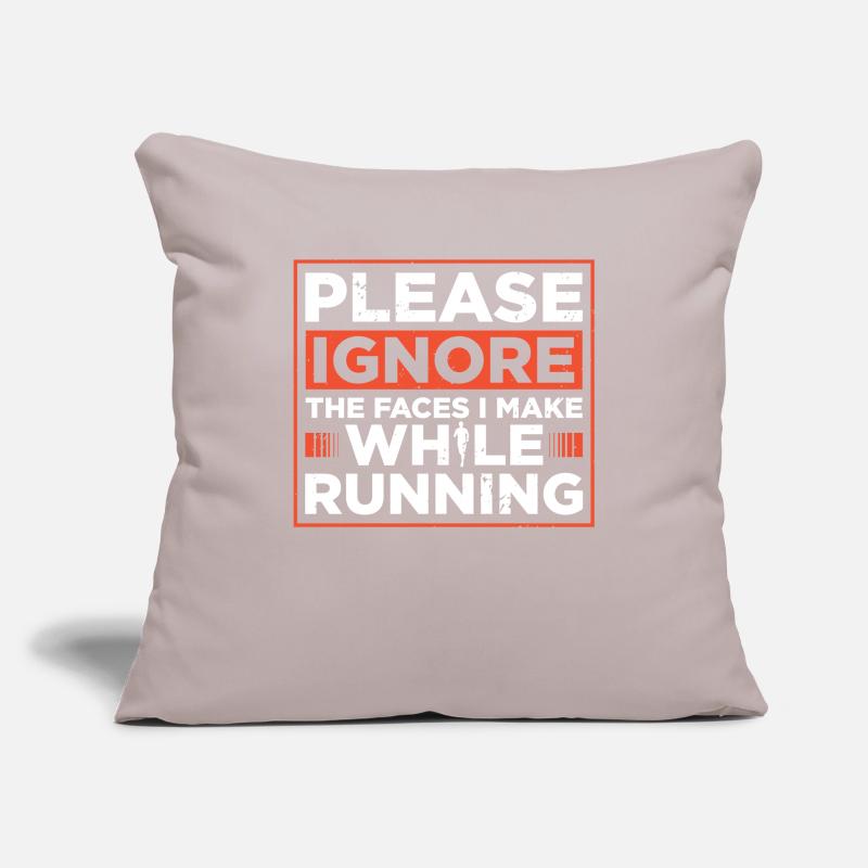 Please ignore the faces I make Sofa pillowcase 17,3'' x 17,3'' (45 x 45 cm)