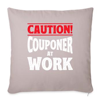 Coupon Shopper Discount Couponer Discount Sale - Sofa pillowcase 17,3'' x 17,3'' (45 x 45 cm) - light taupe - Front
