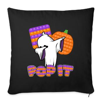 Pop Halloween | costumes d’Halloween | Halloween - Housse de coussin décorative 45 x 45 cm - noir - Devant