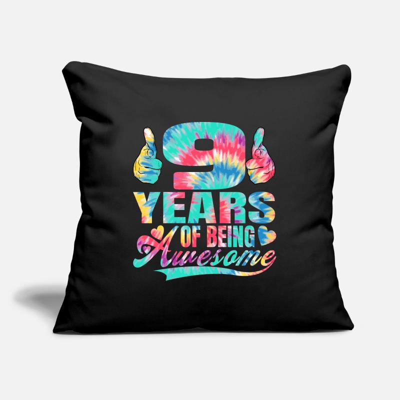 9. Geburtstag Oder Jahrestag 9 Years Of Being Sofakissenbezug 45 x 45 cm