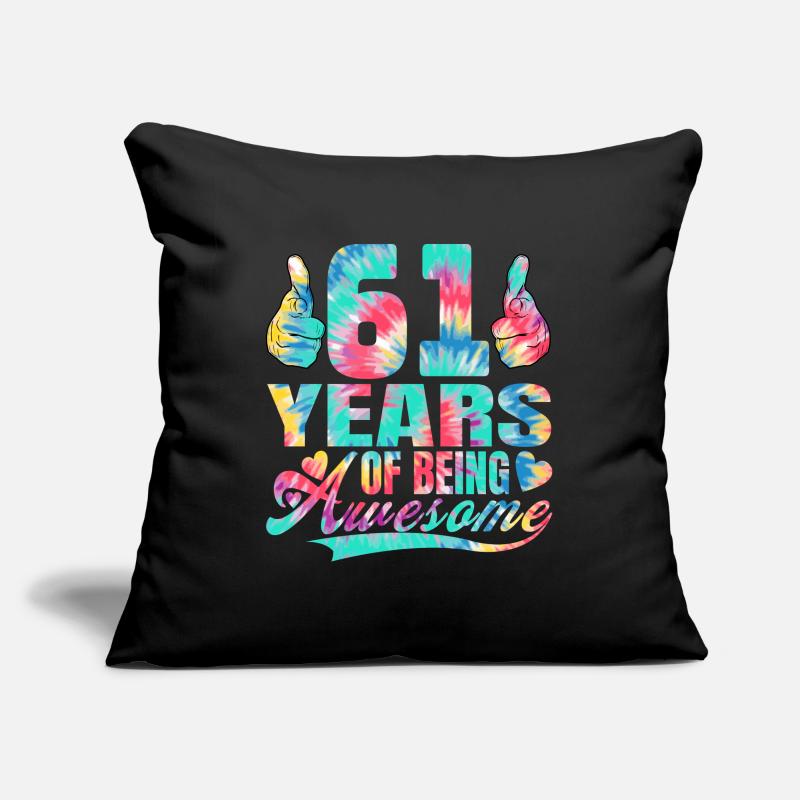 61. Geburtstag Oder Jahrestag 61 Years Of Being Sofakissenbezug 45 x 45 cm