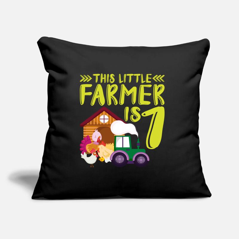 This small farmer is 1 farm thematic Sofa pillowcase 17,3'' x 17,3'' (45 x 45 cm)