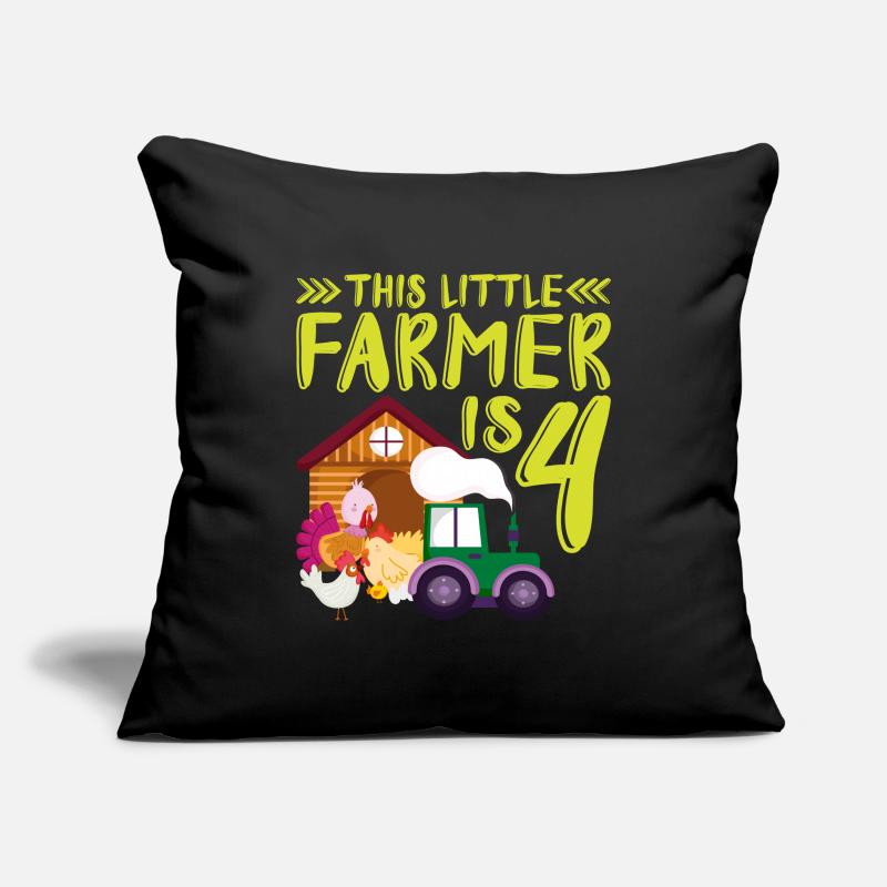 This small farmer is 4 farm more thematic Sofa pillowcase 17,3'' x 17,3'' (45 x 45 cm)