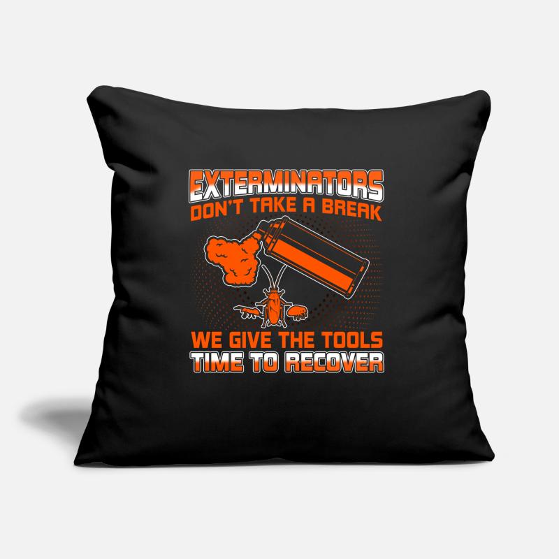 Vermin fighters do not take a break Exterminators Sofa pillowcase 17,3'' x 17,3'' (45 x 45 cm)