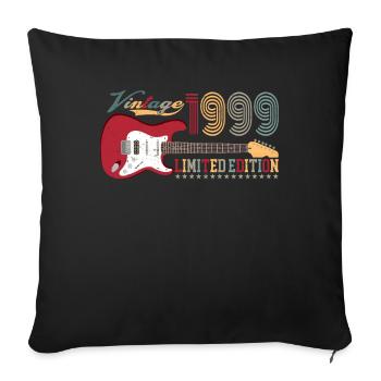 Vintage 1999 Édition Limitée 23ème anniversaire | - Housse de coussin décorative 45 x 45 cm - noir - Devant