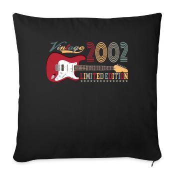 Vintage 2002 Édition Limitée 20ème anniversaire | - Housse de coussin décorative 45 x 45 cm - noir - Devant