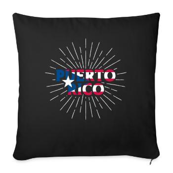 Porto Rico Porto Rico Origine - Housse de coussin décorative 45 x 45 cm - noir - Devant