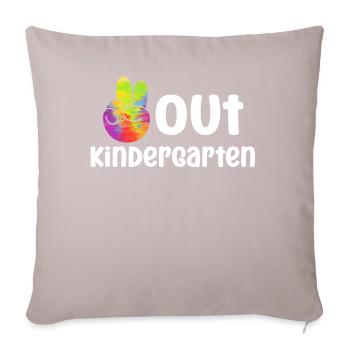 Out Kindergarten - Sofakissenbezug 45 x 45 cm - helles Taupe - Vorne