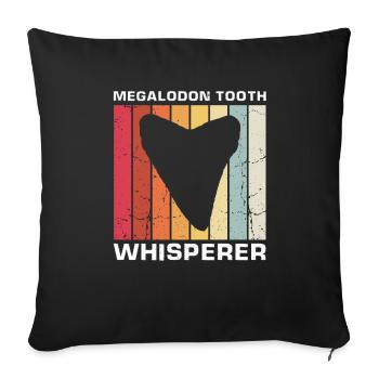 Conception de l’archéologie fossile Fossiles Chasseurs de fossiles - Housse de coussin décorative 45 x 45 cm - noir - Devant