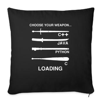 Conception de la cybersécurité pour les pirates informatiques et la cybersécurité - Housse de coussin décorative 45 x 45 cm - noir - Devant