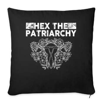 Hex The Patriarchy - Sofakissenbezug 45 x 45 cm - Schwarz - Vorne