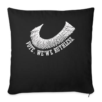 Women's Rights Vote We're Ruthless Human And Women - Sofa pillowcase 17,3'' x 17,3'' (45 x 45 cm) - black - Front