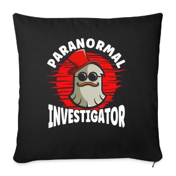 Ghost Hunters Ghosts Paranormal Investigation - Sofa pillowcase 17,3'' x 17,3'' (45 x 45 cm) - black - Front
