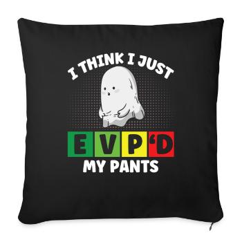 Ghost Hunters Ghosts Paranormal Investigation - Sofa pillowcase 17,3'' x 17,3'' (45 x 45 cm) - black - Front