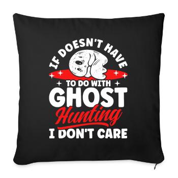 Ghost Hunters Ghosts Paranormal Investigation - Sofa pillowcase 17,3'' x 17,3'' (45 x 45 cm) - black - Front
