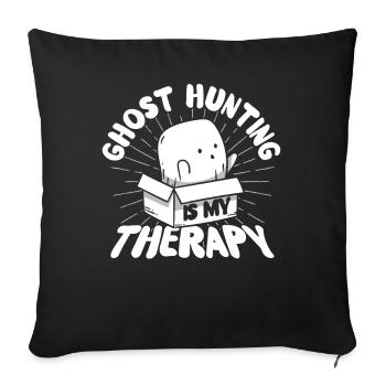 Ghost Hunters Ghosts Paranormal Investigation - Sofa pillowcase 17,3'' x 17,3'' (45 x 45 cm) - black - Front