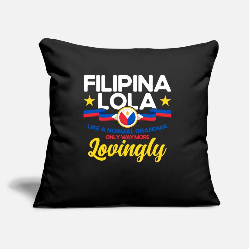 Philippines Drapeau philippin Housse de coussin décorative 45 x 45 cm