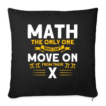 Math Mathematics Science Math Gift - Sofa pillowcase 17,3'' x 17,3'' (45 x 45 cm) - black - Front