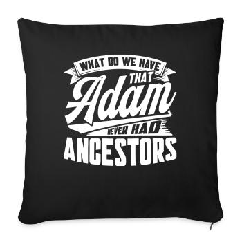 Jesus Bible Christian Religious Church Gift - Sofa pillowcase 17,3'' x 17,3'' (45 x 45 cm) - black - Front