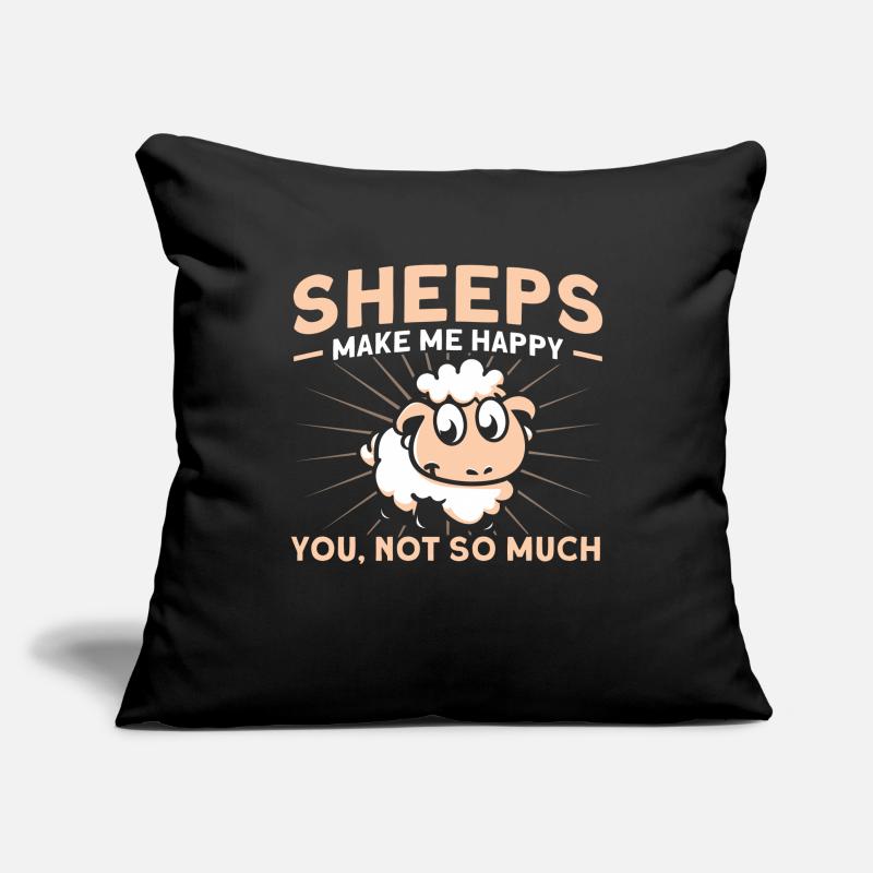 Élevage de moutons Élevage Élevage Mouton Cadeau Housse de coussin décorative 45 x 45 cm