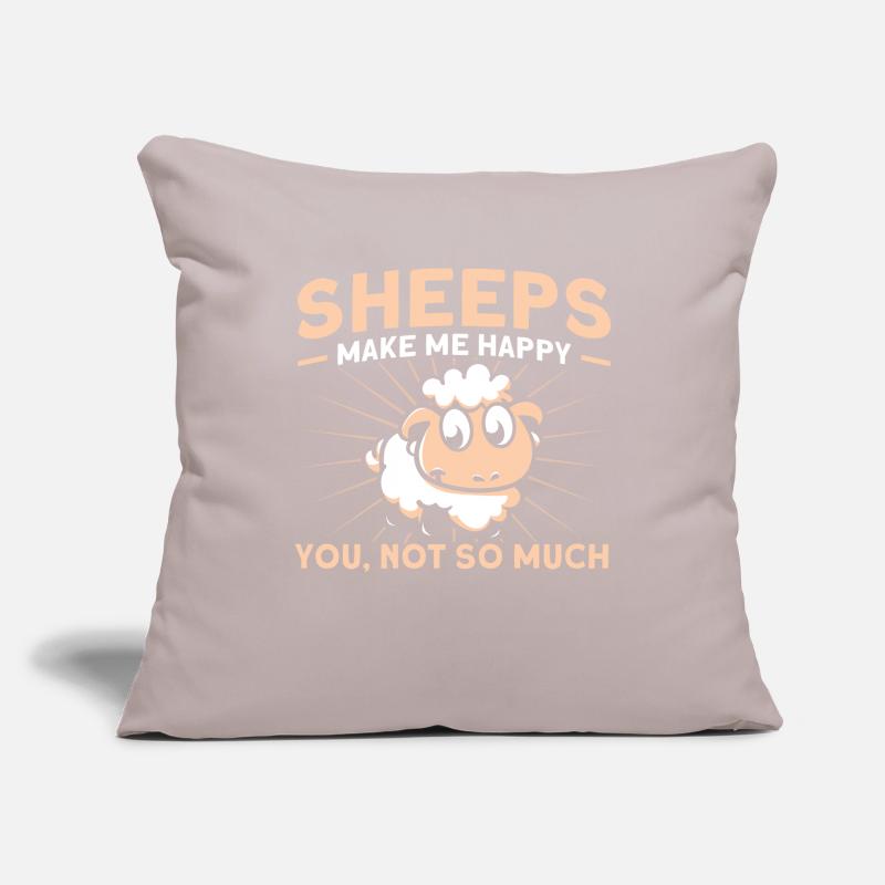 Élevage de moutons Élevage Élevage Mouton Cadeau Housse de coussin décorative 45 x 45 cm