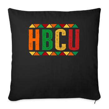 Historical Black College University - Sofakissenbezug 45 x 45 cm - Schwarz - Vorne