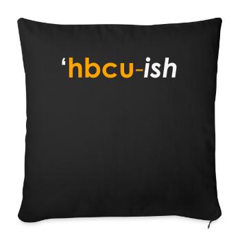 Historical Black College University - Sofakissenbezug 45 x 45 cm - Schwarz - Vorne