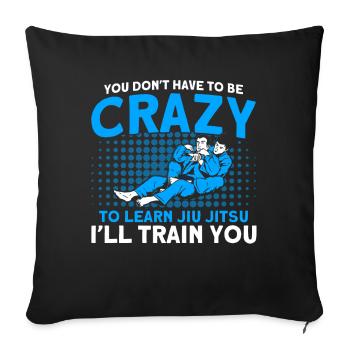 Kampfsportarten Brasilianisches Jiu Jitsu Geschenk - Sofakissenbezug 45 x 45 cm - Schwarz - Vorne