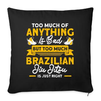 Kampfsportarten Brasilianisches Jiu Jitsu Geschenk - Sofakissenbezug 45 x 45 cm - Schwarz - Vorne