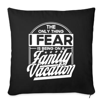 Road Trip Holiday Family Holiday Family Gift - Sofa pillowcase 17,3'' x 17,3'' (45 x 45 cm) - black - Front