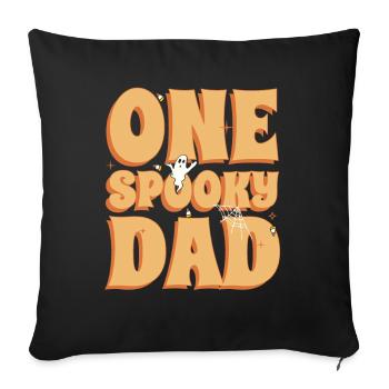 A spooky Halloween costume party with - Sofa pillowcase 17,3'' x 17,3'' (45 x 45 cm) - black - Front