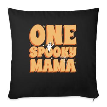 A spooky Halloween costume party under the - Sofa pillowcase 17,3'' x 17,3'' (45 x 45 cm) - black - Front