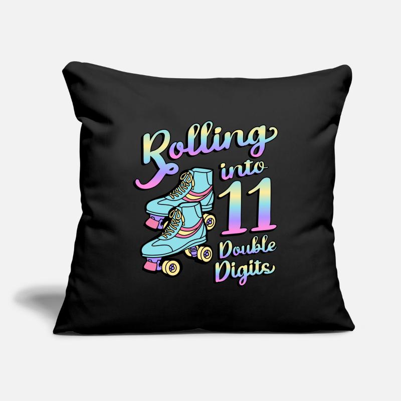Rolling Into 11 Double Digits Roller Skaters 11. Sofakissenbezug 45 x 45 cm