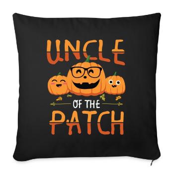 Uncle The Patch Funny And Cute Halloween - Sofa pillowcase 17,3'' x 17,3'' (45 x 45 cm) - black - Front
