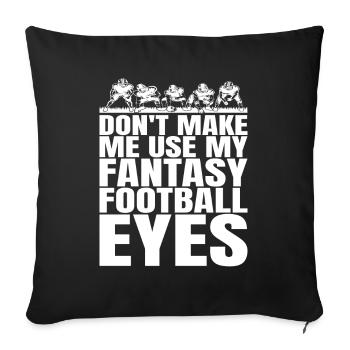 Funny Don't let me do my - Sofa pillowcase 17,3'' x 17,3'' (45 x 45 cm) - black - Front