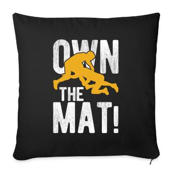 Grappling Martial Arts Wrestling - Sofakissenbezug 45 x 45 cm - Schwarz - Vorne