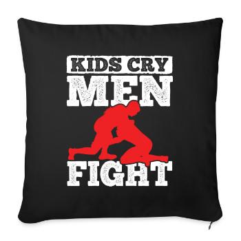 Grappling Martial Arts Wrestling - Sofakissenbezug 45 x 45 cm - Schwarz - Vorne