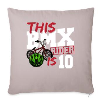 Dieser Bmx-fahrer Ist 10 Coole Fahrradkinder 10. - Sofakissenbezug 45 x 45 cm - helles Taupe - Vorne